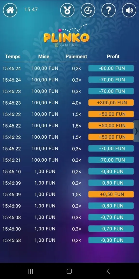 Plinko App History